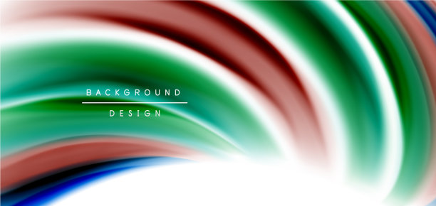 丝滑的线条上的白色液体液体的颜色图片下载