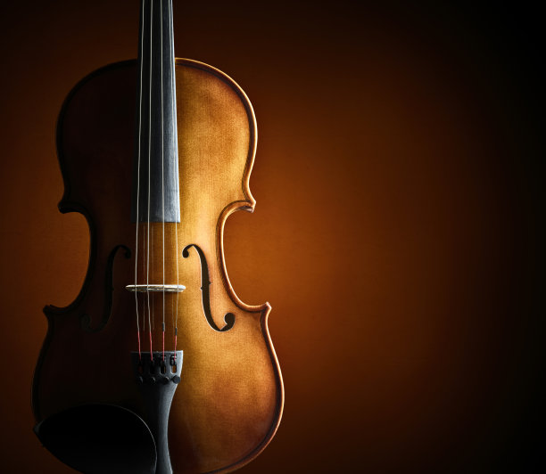 小提琴和空白垃圾音乐背景图片下载
