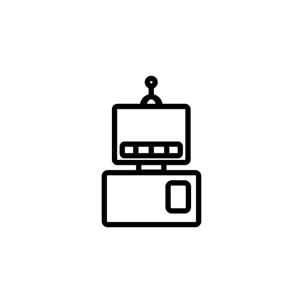 适用于应用程序网络的自动机器人图标图片下载