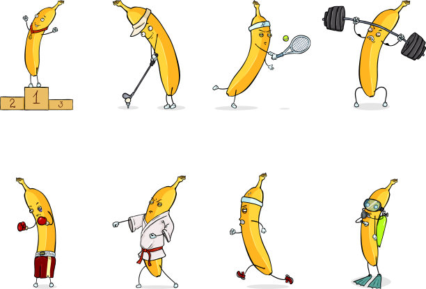 设定卡通人物香蕉做图片下载