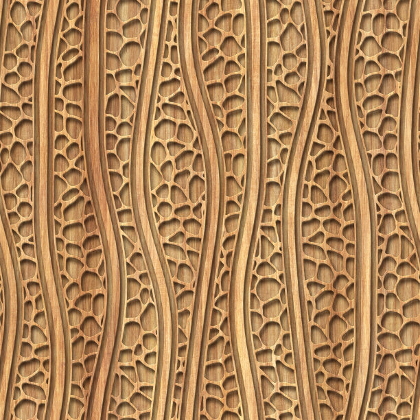 木材无缝纹理与图案，3d插图图片下载