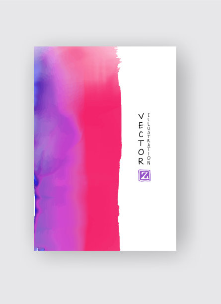 水彩彩色设计横幅图片下载