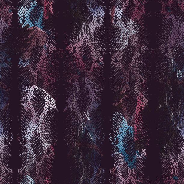 装饰动物蛇皮纹理无缝图案。抽象几何形状背景图片下载
