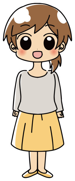 微笑女人插画图片下载