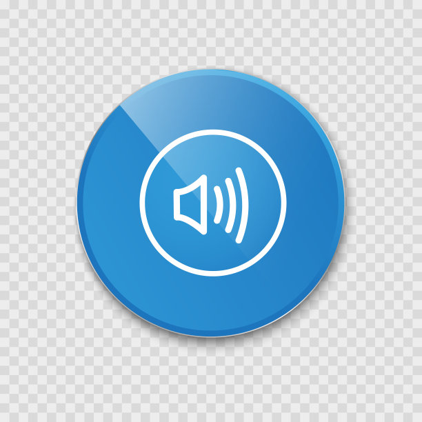 白色播放按钮矢量图标。灰色背景图片下载