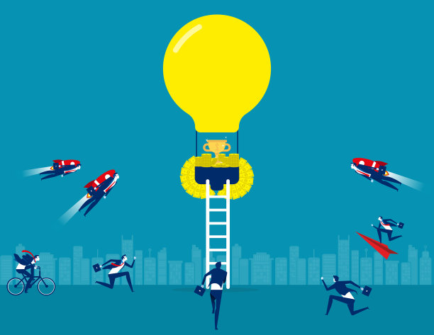 商人争抢钱的概念图片下载