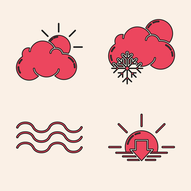 日落太阳和云天气云与雪图片下载