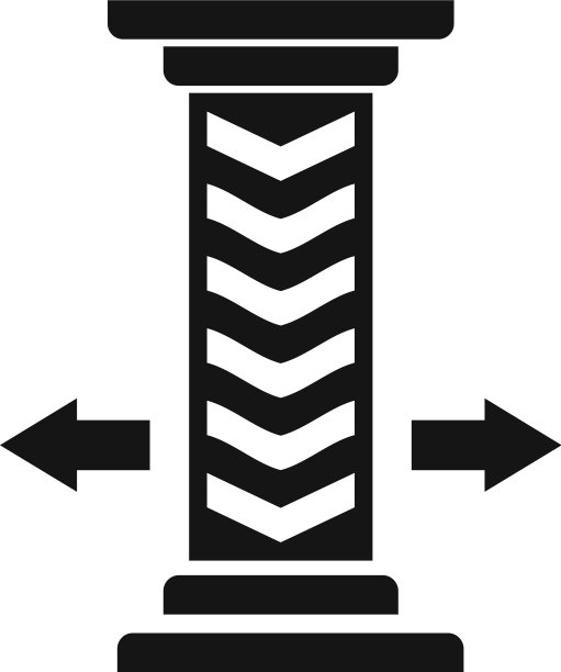 地下停车柱图标简约风格图片下载