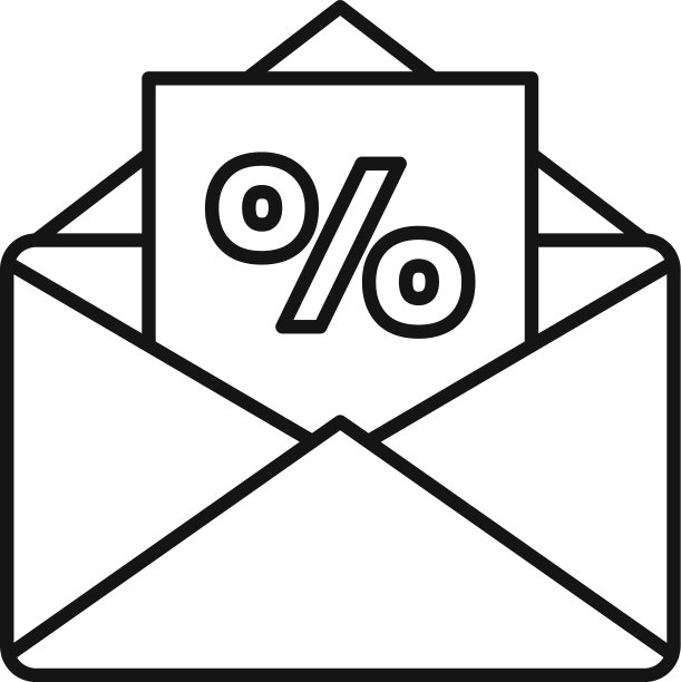 忠诚邮件图标轮廓风格图片下载