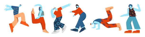 街舞一种街头风格的群舞图片下载