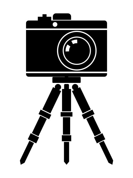 剪影相机三脚架动机图片下载