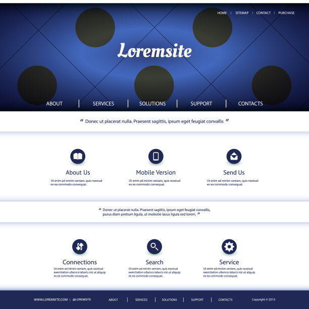 一页网站模板图片下载