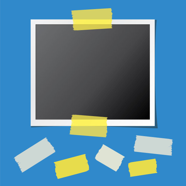 现实的相框与收藏粘图片下载