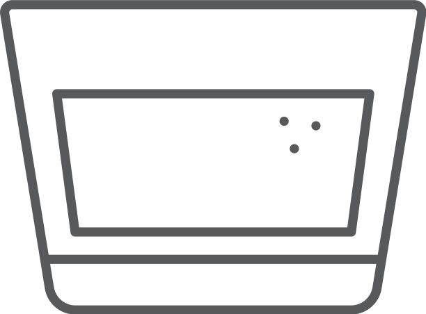 白色背景上的玻璃杯饮品图标图片下载