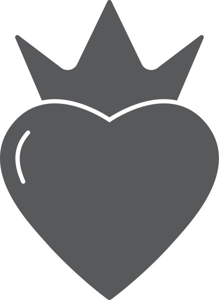 心冠图标时尚简约设计图片下载