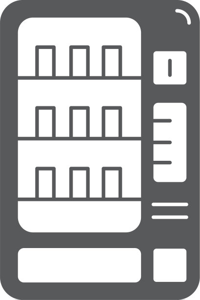 自动售货机图标标志的背景图片下载