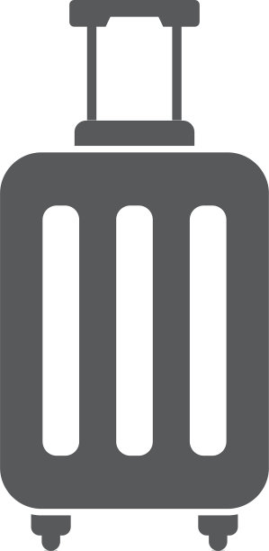 行李轮廓线性图标图片下载
