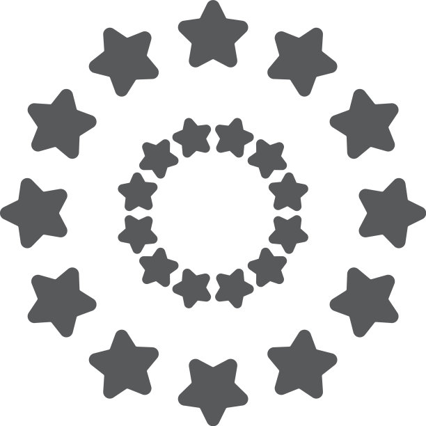 烟花线图标轮廓符号线形象形图片下载