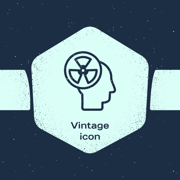 垃圾线剪影一个人头和一个图片下载