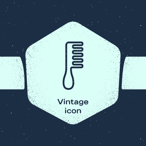 垃圾线条发刷图标孤立在蓝色图片下载