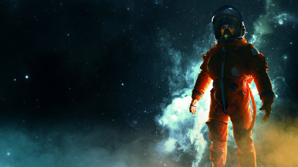 外太空中的宇航员图片下载