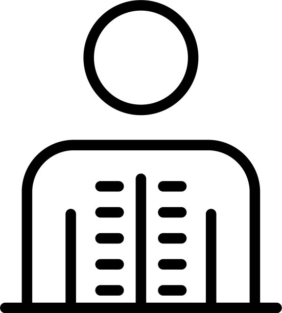 健康脊柱图标轮廓风格图片下载