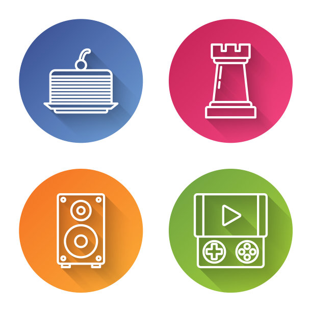 设线饼棋符号、立体声喇叭和图片下载