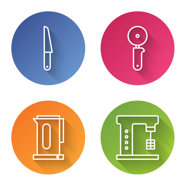 摆线刀、披萨刀、带柄水壶图片下载