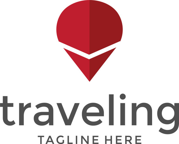 简单的导航旅游标志旅行社图片下载