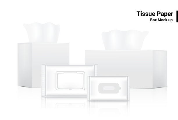 纸巾盒和香囊湿擦装起来图片下载