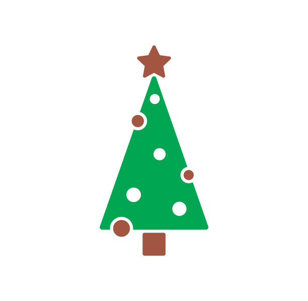 圣诞树图标的背景图形和图片下载