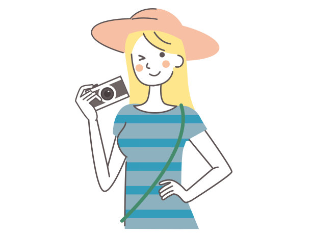 手持相机的女子图片下载