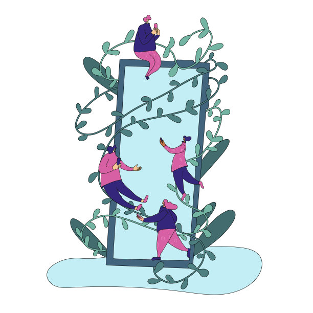 和手机人聊天图片下载