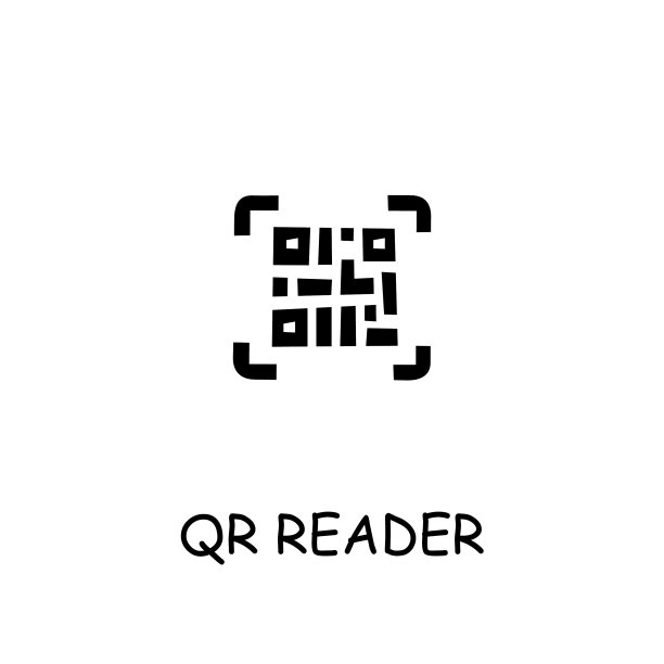 Qr阅读器平面图标图片下载