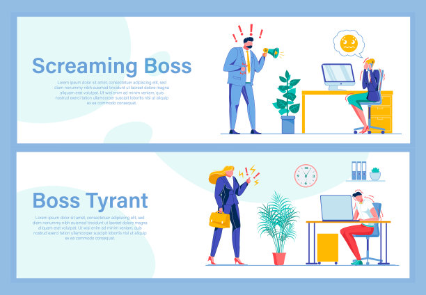 大吵大闹的老板破坏了办公室生活图片下载