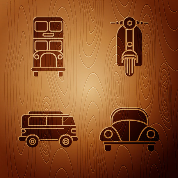 集车大众甲壳虫双层巴士图片下载