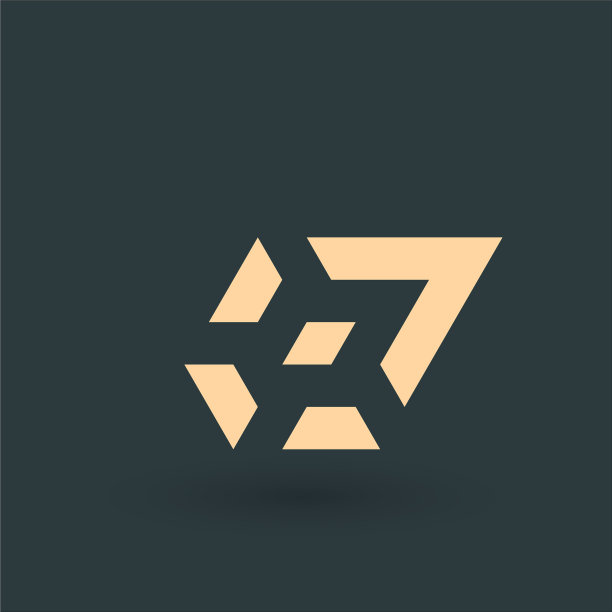 箭头向上钻石Logo设计图片下载