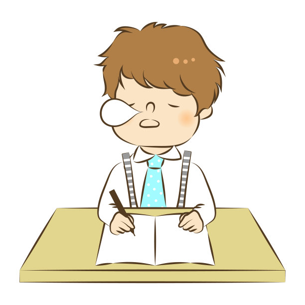 矢量插图的男人在西装和睡觉图片下载