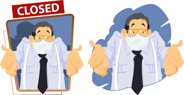 亚洲男人在医疗面具耸肩男性滑稽图片下载