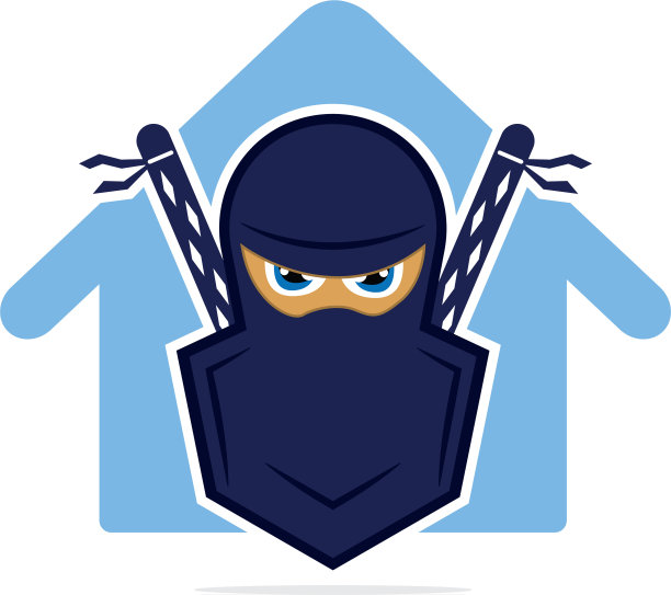 忍者屋标志设计图片下载