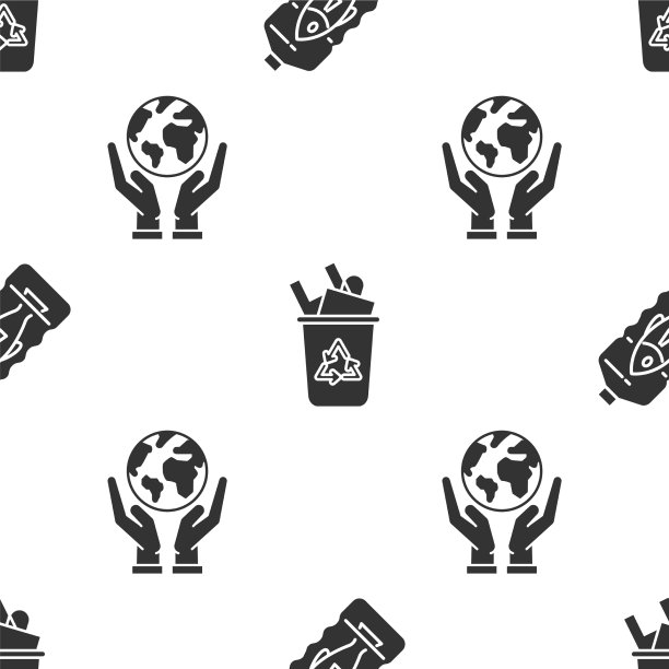 设停止海洋塑料污染回收站用图片下载