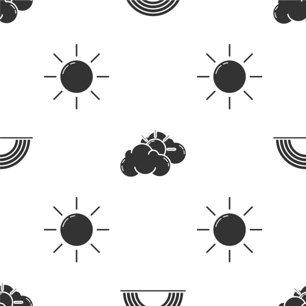 彩虹与云，太阳和云的天气和图片下载