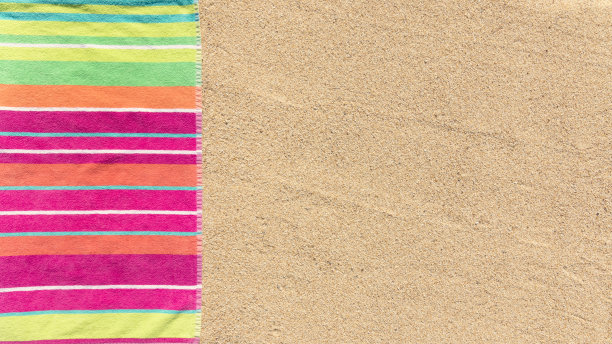 阳光明媚的热带海滩度假背景图片下载