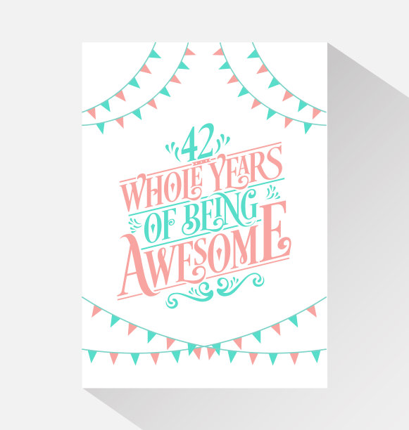 42岁生日和周年庆典打错了图片下载