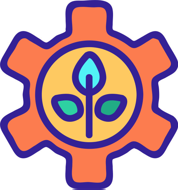 智能农场图标孤立轮廓符号图片下载