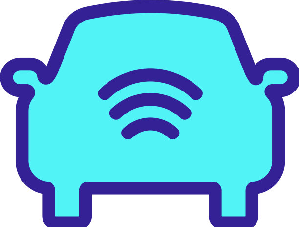 智能车图标孤立轮廓符号图片下载