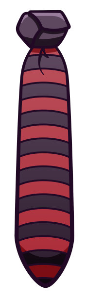白色背景上的红色条纹的紫色领带图片下载