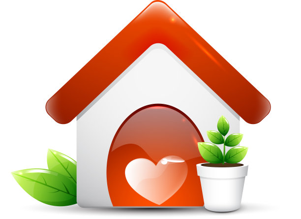 屋爱抽象标志设计模板图片下载