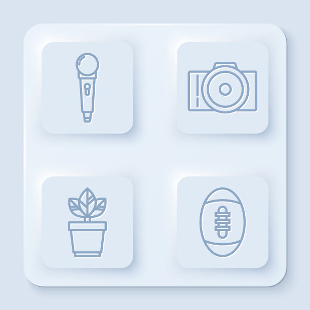 设行话筒拍照，拍摄盆花图片下载