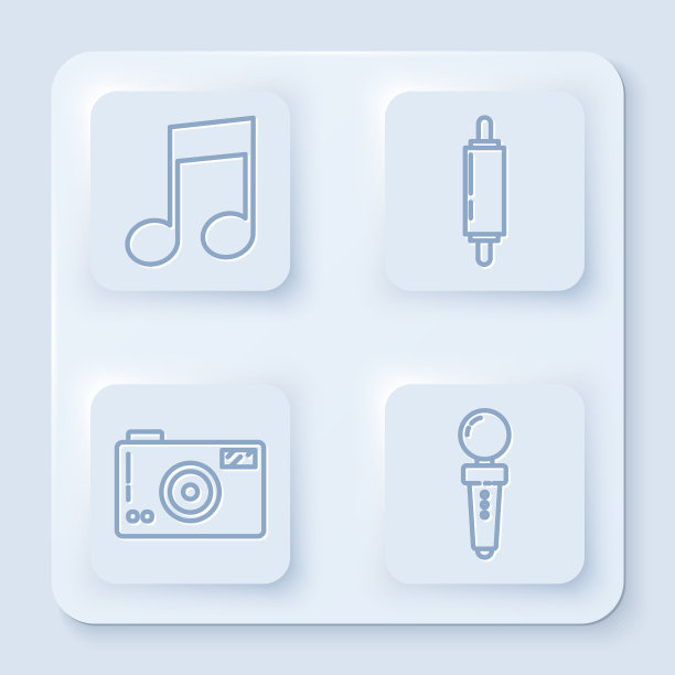 设置线音乐音符调滚动销照片图片下载